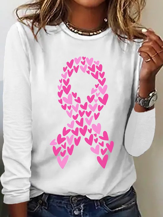 Breast Cancer  Awareness Long Sleeve Shirt