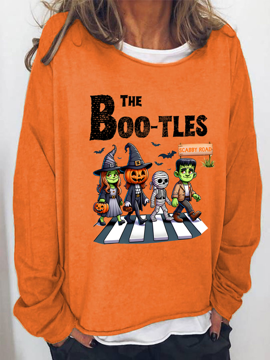 The Boo-tles Parody Halloween Trick Or Treat Casual Sweatshirt