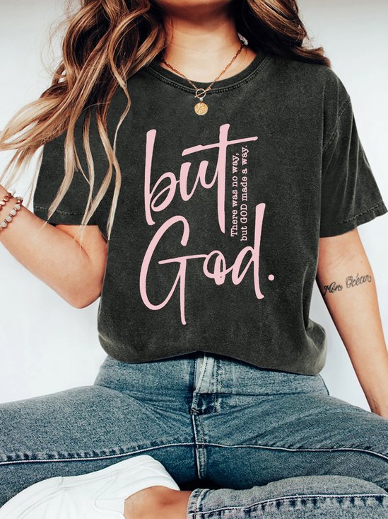 There Is No Way But God Made A Way Christian Vintage Distressed Shirt