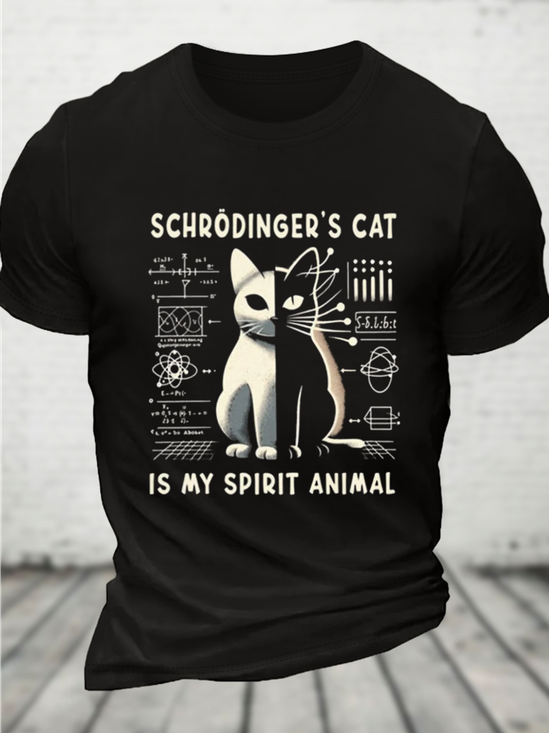 Schrodinger's Сat Cotton T-Shirt