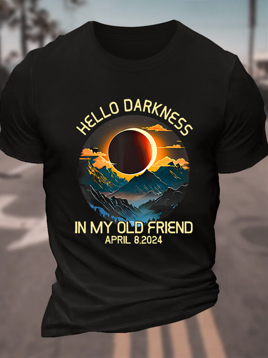 Hello Darkness Cotton T-Shirt