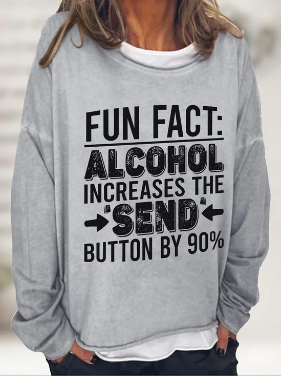 Fun Fact Casual Sweatshirt