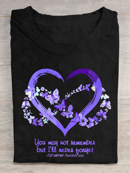 Alzheimer's Awareness Cotton T-Shirt