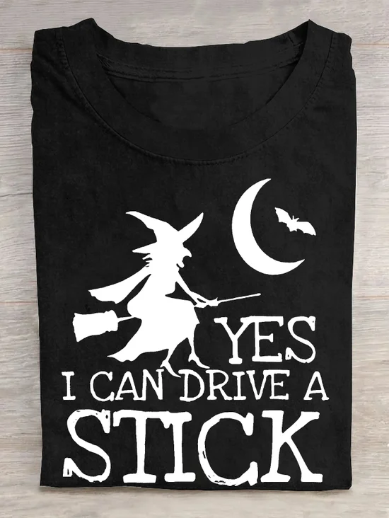 Halloween Buckle Up Buttercup You Just Flipped My Witch Switch Cotton T-Shirt