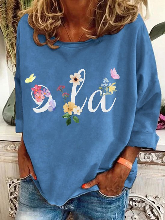 Floral Kamala Comma La Casual Sweatshirt