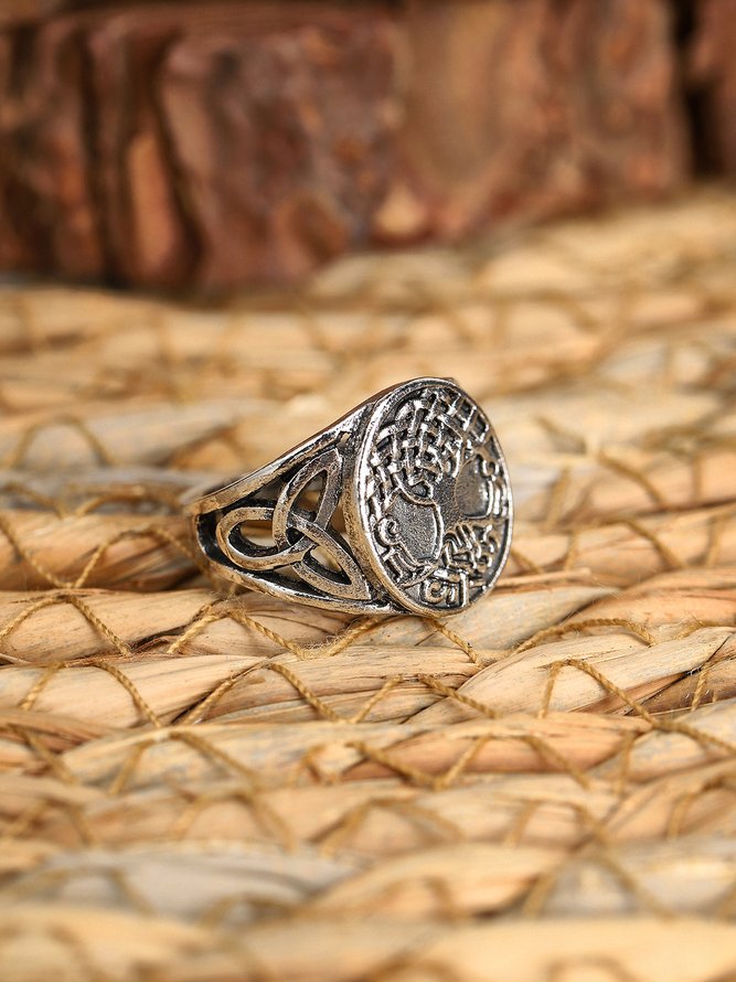 Vintage Celtic Tree of Life Ring Ethnic Jewelry