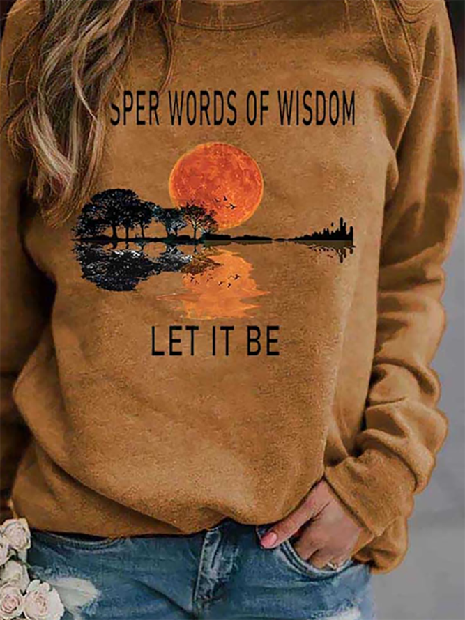 Women Whisper Words Of Wisdom Let It Be Sweatshirts Tops