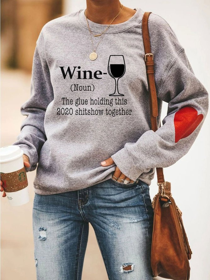 Wine Heart Sweatshirts