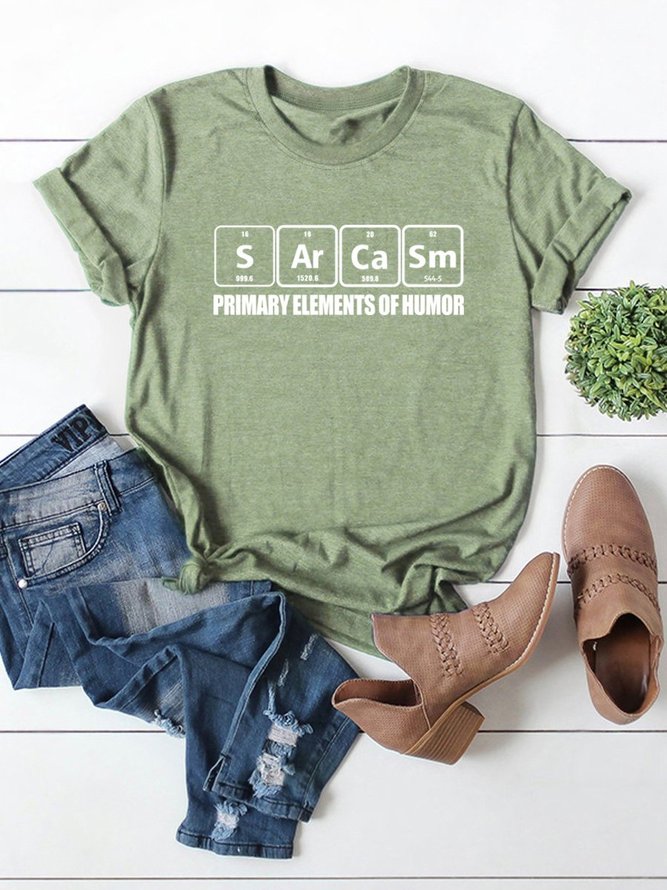 Primary Elements of Humor S Ar Ca Sm Women's T-shirt