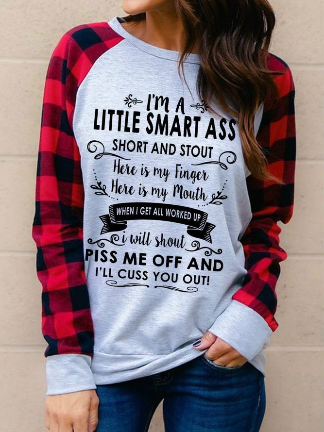 Piss Me Off And I'll Cuss You Out Women's Fashion Print Sweatshirts ...