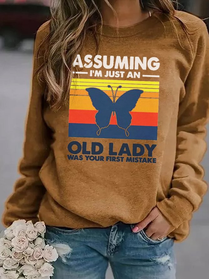old lady Sweatshirt