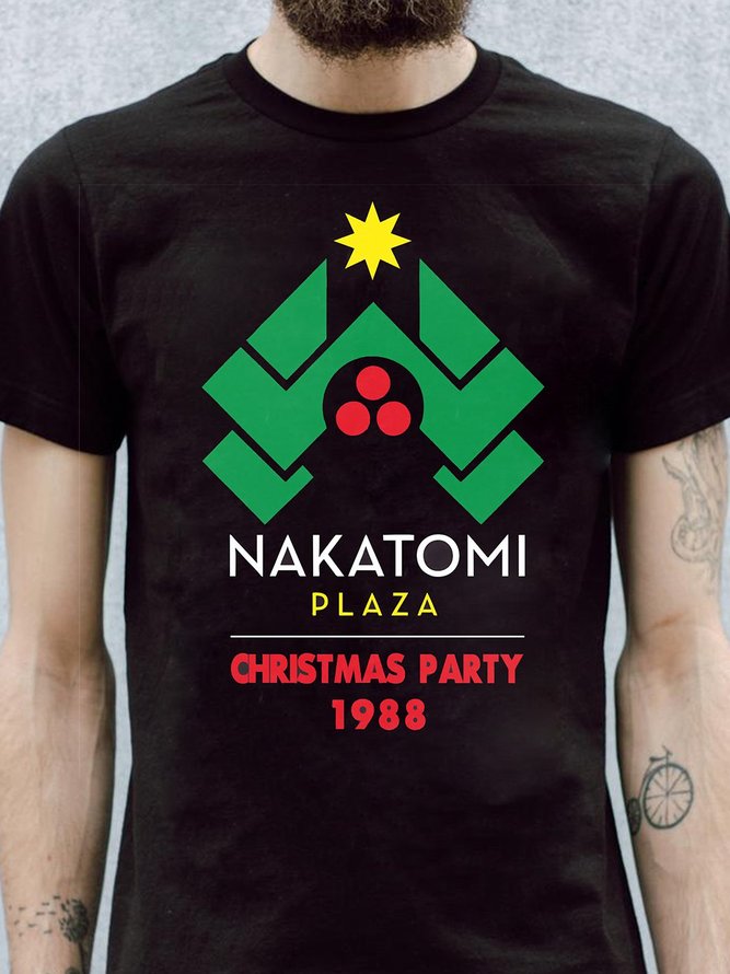 NAKATOMI PLAZA CHRISTMAS PARTY 1988 Game T-shirt