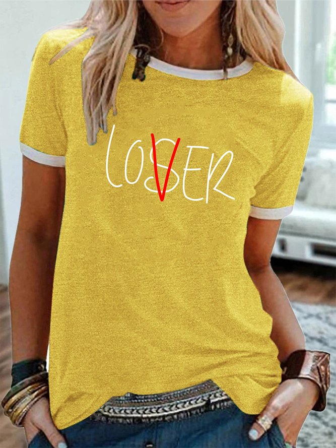 Lover Loser Valentine's Day Women's T-shirt | lilicloth