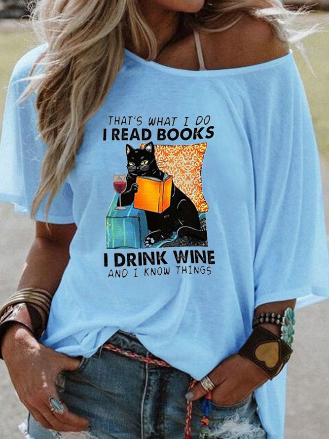That's What I Do Cat Woman's T-Shirts & Tops