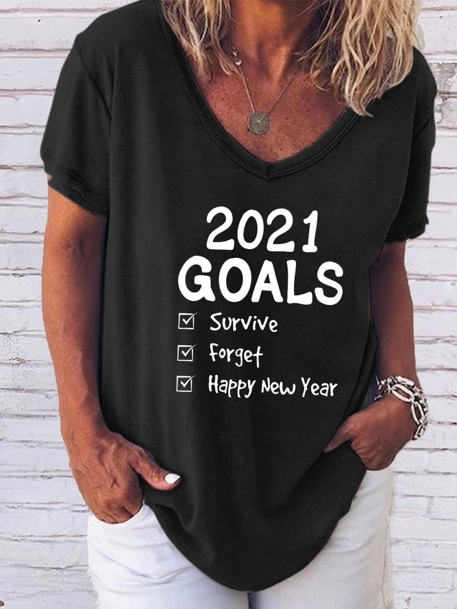 2021 Goals Women's Tee