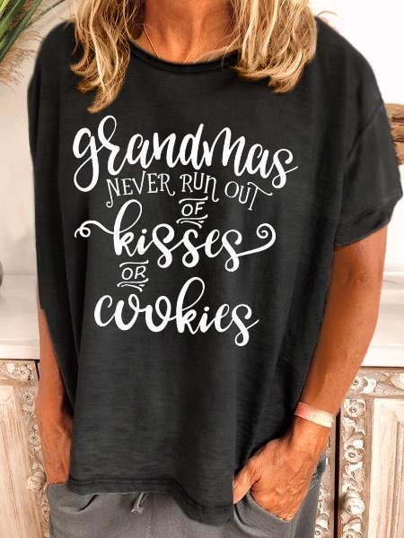 Grandmas Never Run Out Of Kisses Shirt