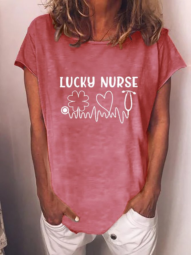 St Patrick's Day Lucky Nurse Graphic Tee