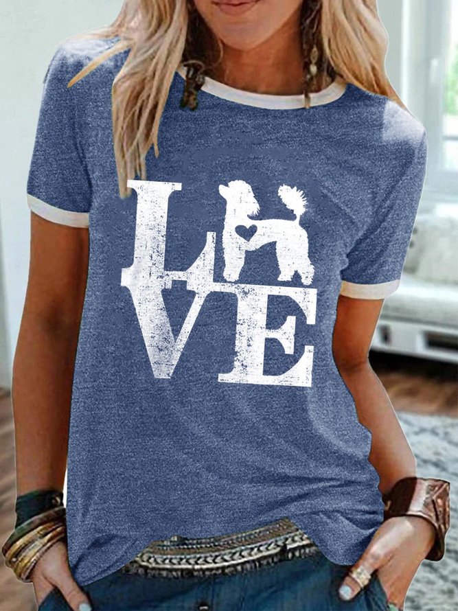 LOVE Shift Short Sleeve Woman's T-shirt & Top