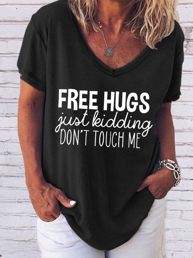 Free Hugs Just Kidding Women's Shirt