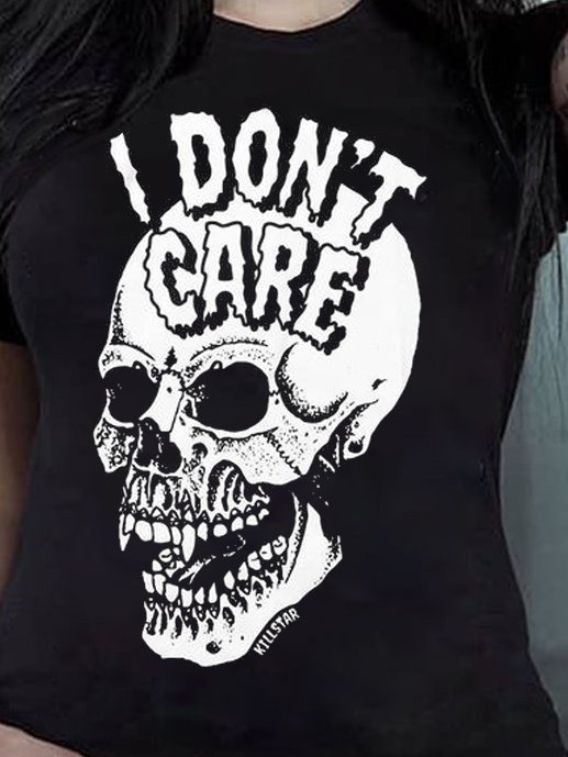 I DON'T CARE Rock T-shirt