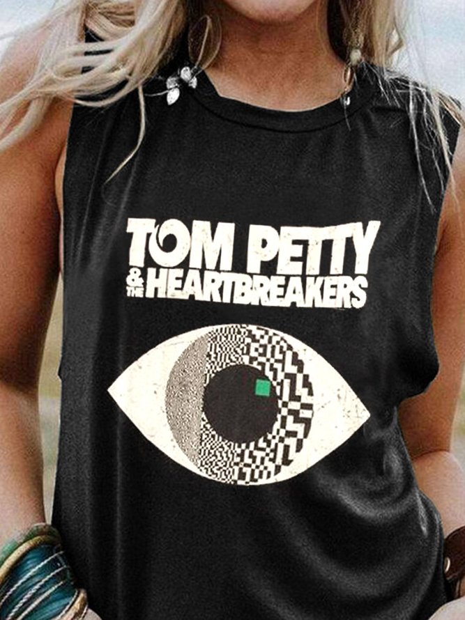 Tom Petty Heartbreakers Sleeveless Cotton-Blend Woman Tank