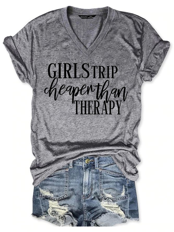 Girl's Trip Cheaper Than Therapy Women's T-shirt
