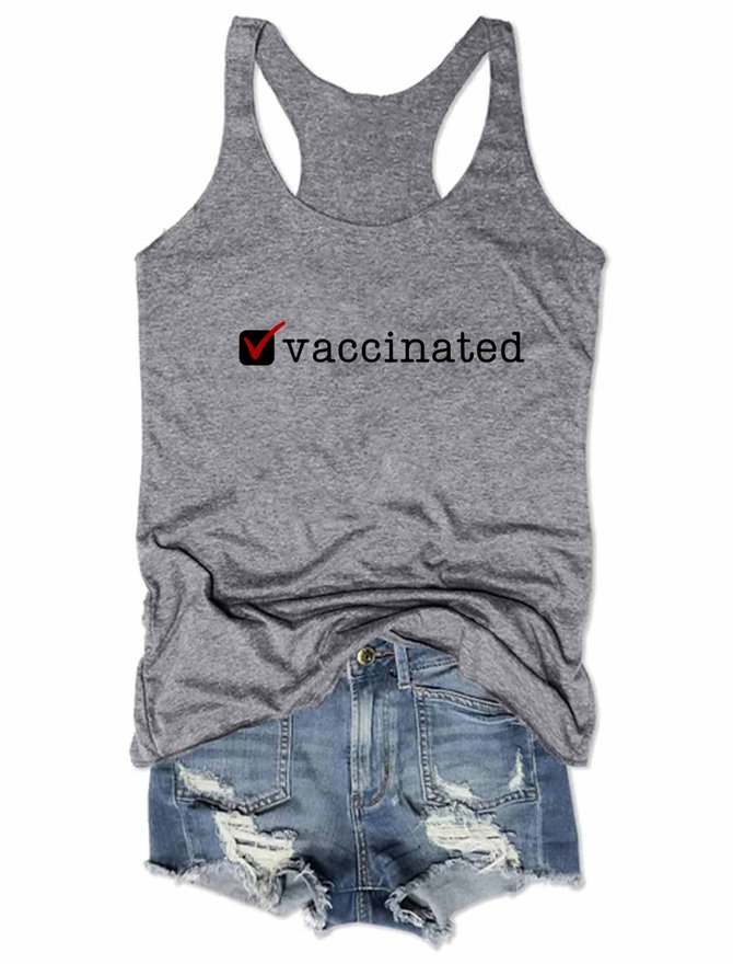 Checked Box Showing That I Got Vaccinated Tank Top