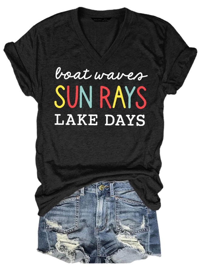 Sun Rays Lake Days Tee
