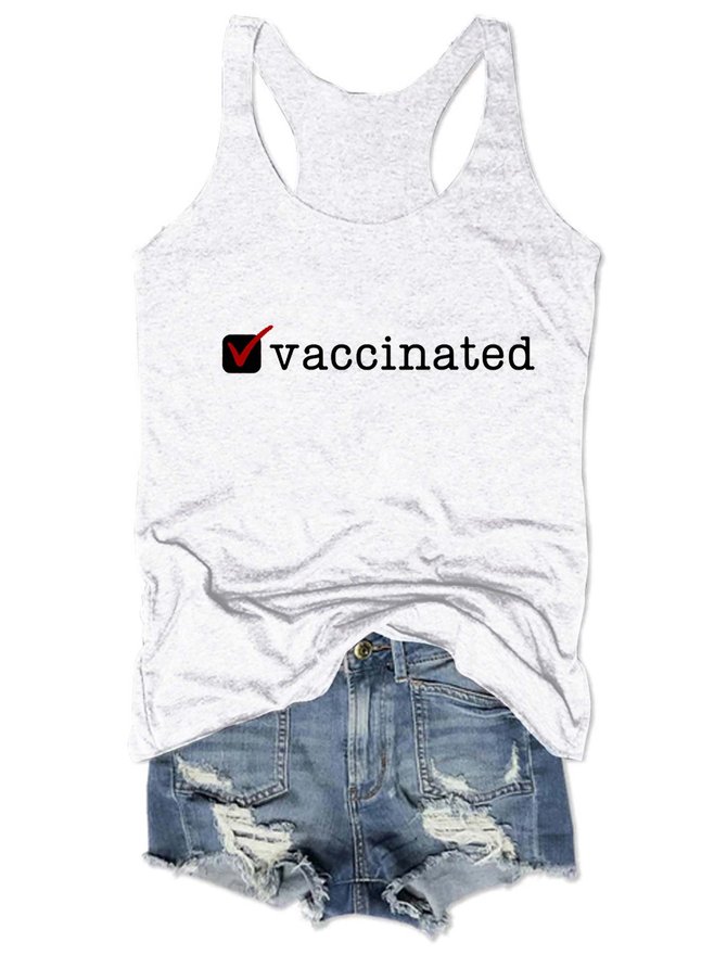 Checked Box Showing That I Got Vaccinated Tank Top