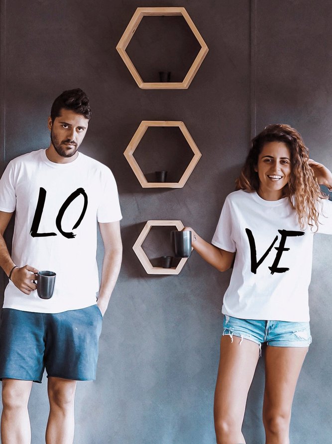 LOVE Couples shirts | lilicloth