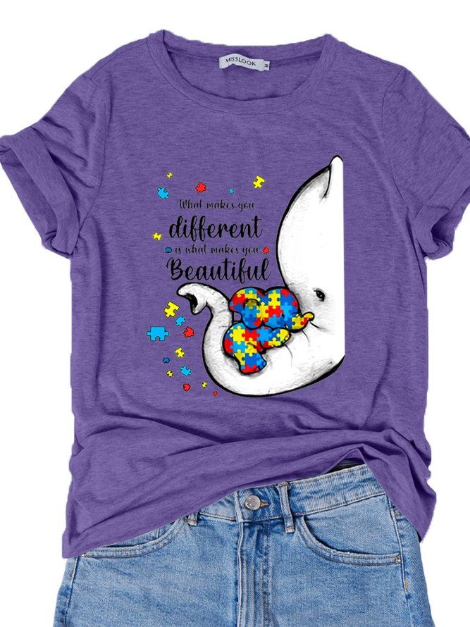 What Makes You Different Is What Makes You Beautiful Autism Tee