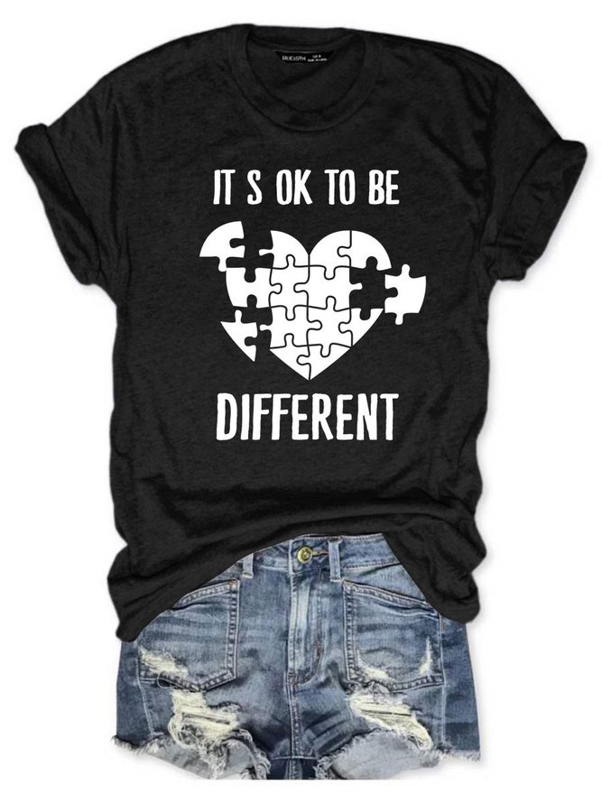 It’s Ok To Be Different Autism Awareness Tee
