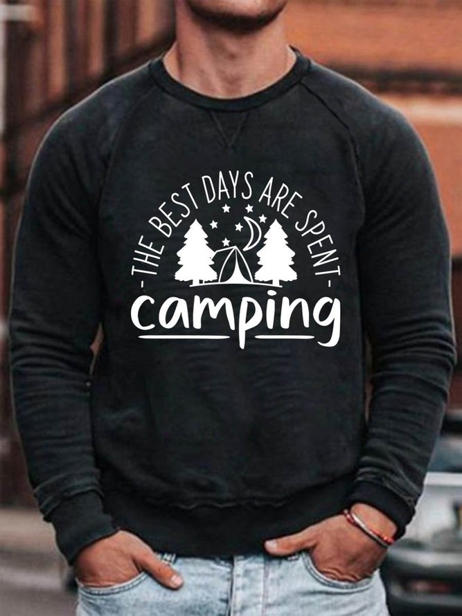 Camping Graphic Men's Sweatshirt