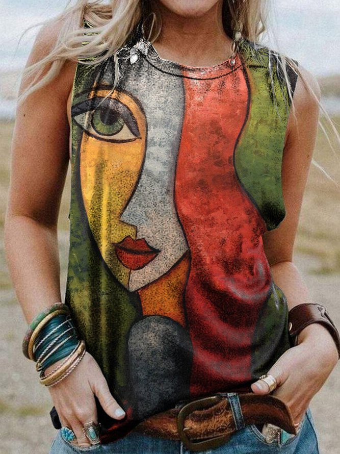 Art Print Women's sleeveless ...