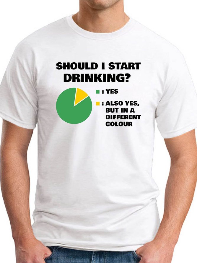 Should I Start Drinking Men's T-shirt