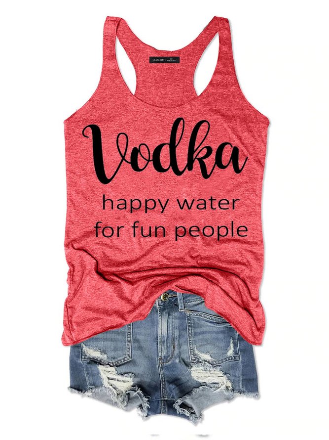 Happy Water For Fun People Women's Sleeveless Shirt