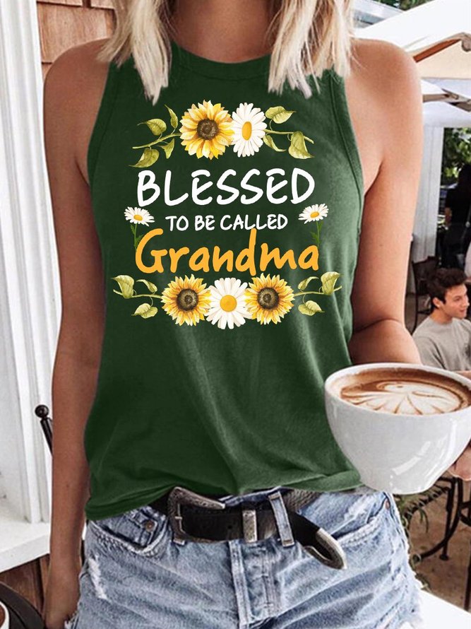 Blessed To Be Called Grandma Women's Sleeveless Shirt