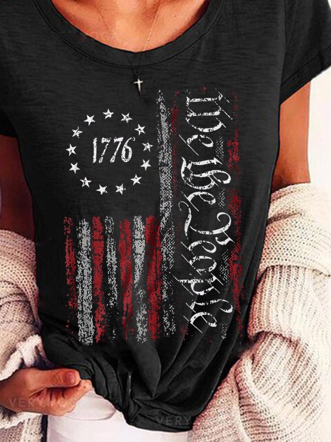 Patriotic 1776 Women Tee | lilicloth