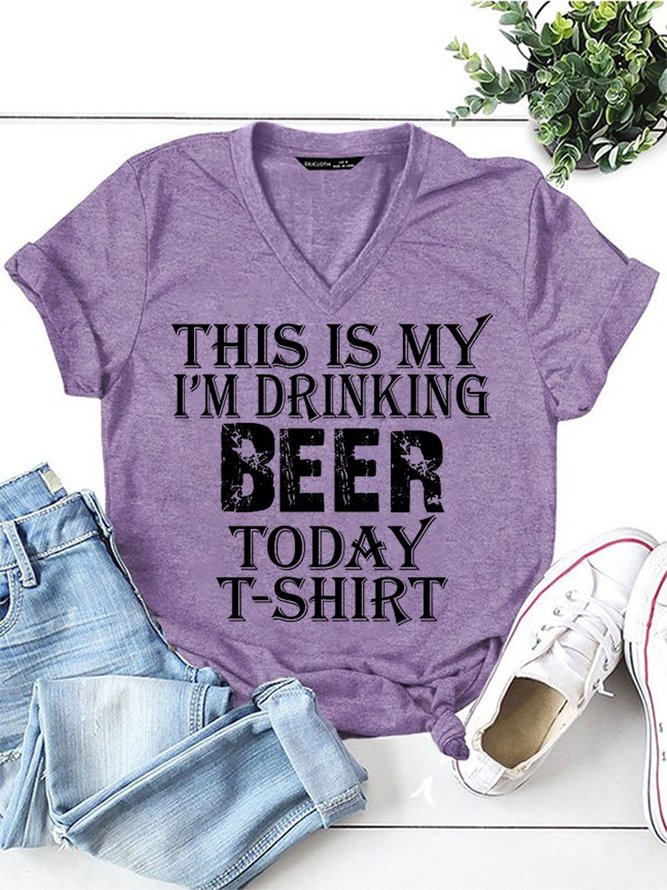I'M Drinking Beer Today Women's T-Shirt