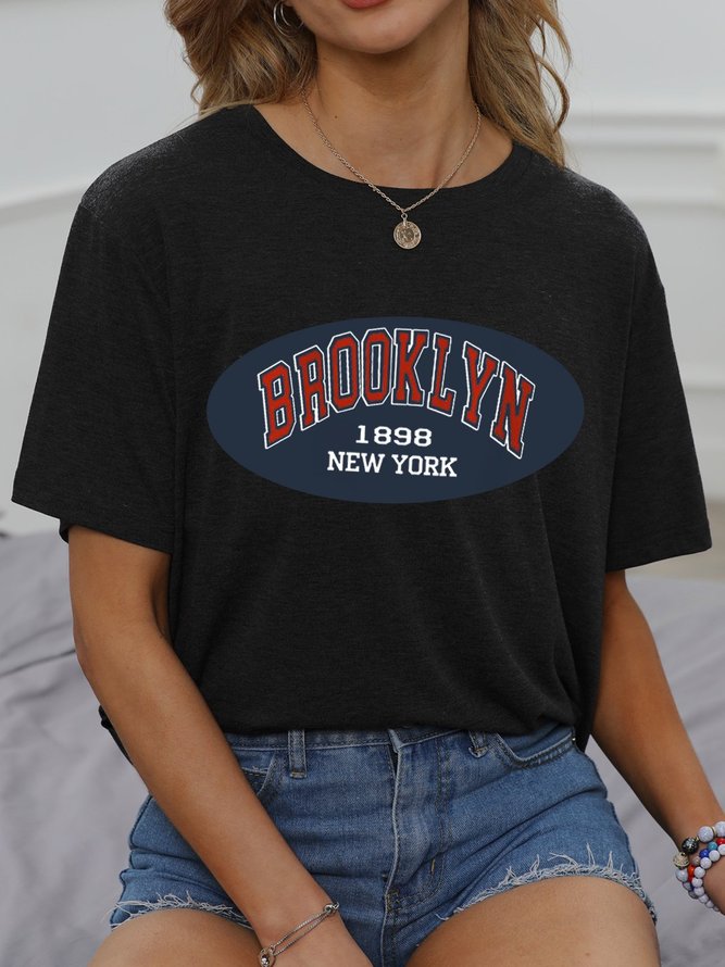 Brooklyn 1898 New Your Cotton-Blend Tops
