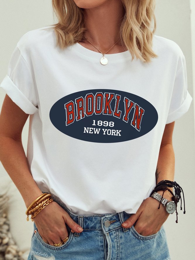 Brooklyn 1898 New Your Cotton-Blend Tops