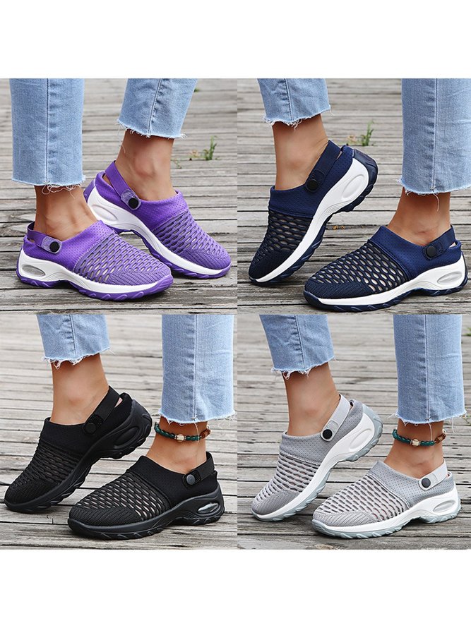 Flying Woven Mesh Breathable Sports Sandals