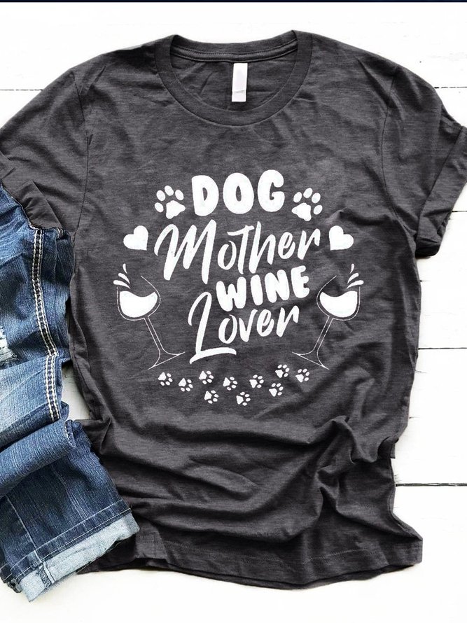 DOG MOTHER WINE LOVER SHIRT | lilicloth