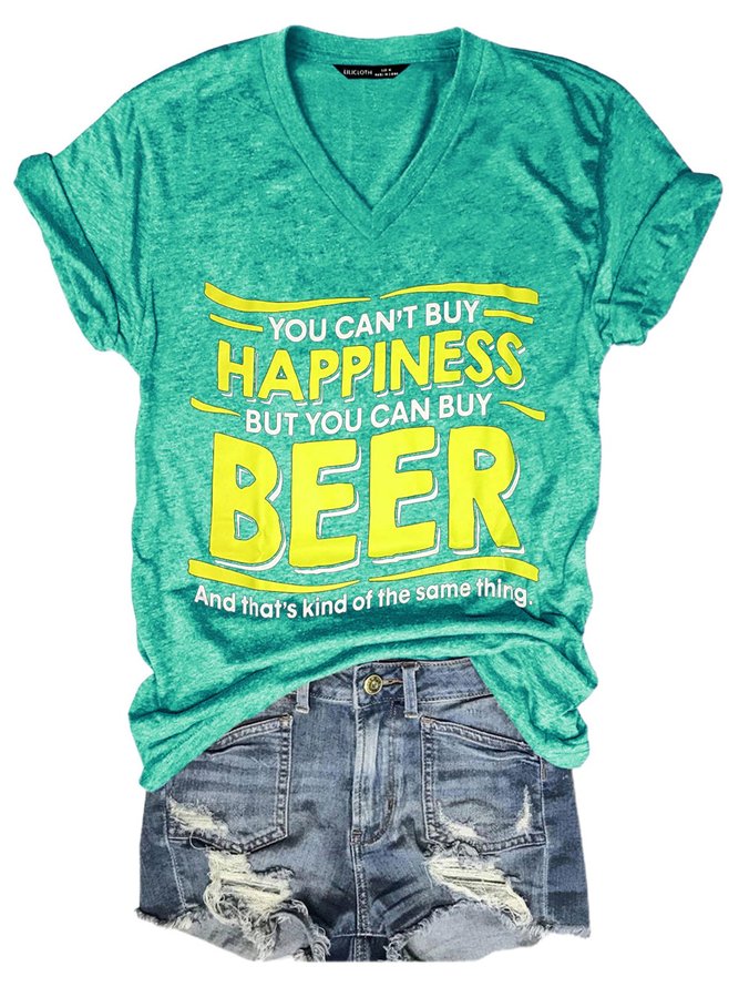 You Can T Buy Happiness BUT You CAN Buy Beer Women Tshirt
