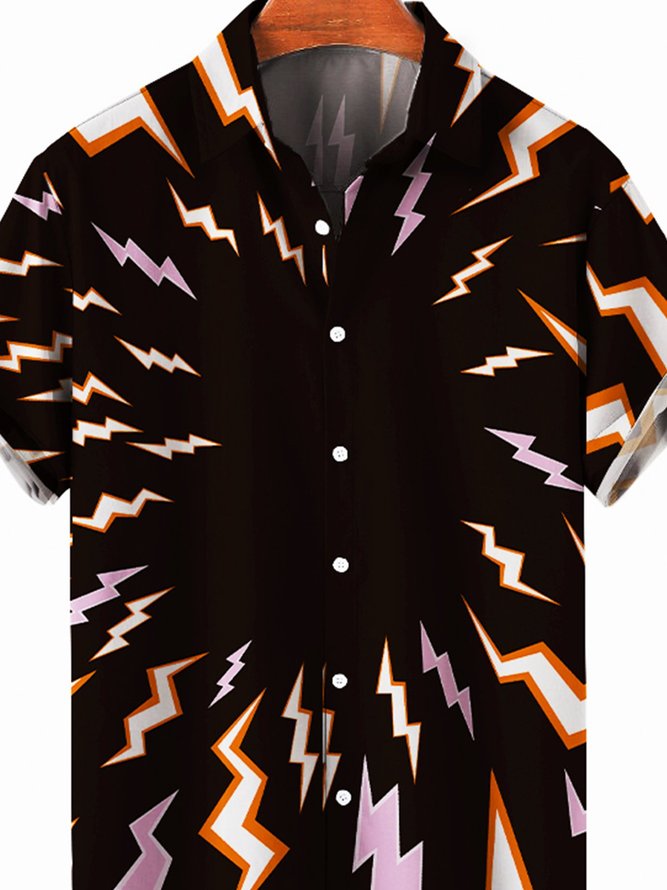 lightning Shirts & Tops | Men | Printed Blouses&shirts - Lilicloth ...
