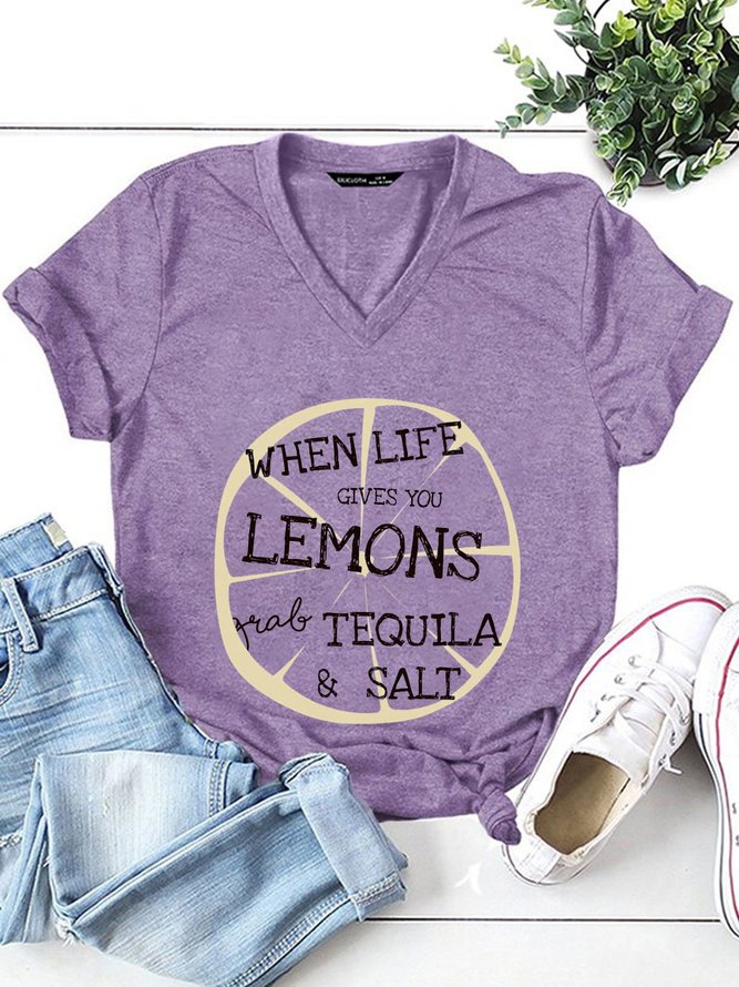 When Life Gives You Lemons Women Tshirt