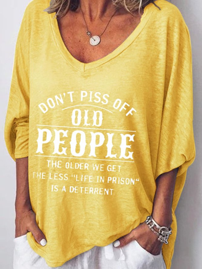 Don't Piss Old People T-shirt