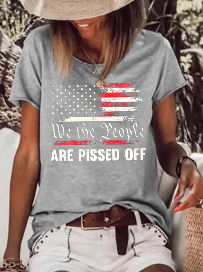 We The People Are Pissed Off Short Sleeve T-shirt