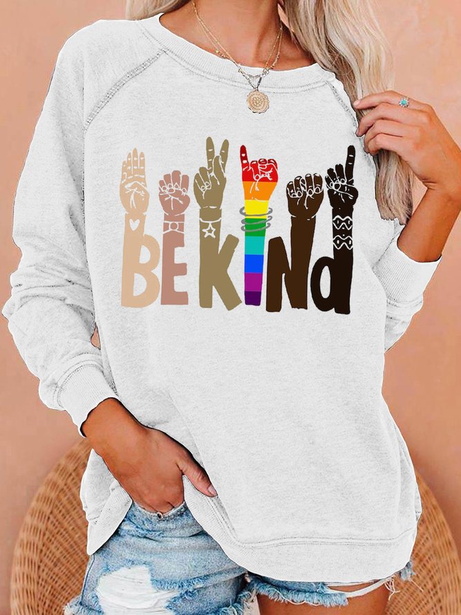 Be Kind Women's Sweatshirt
