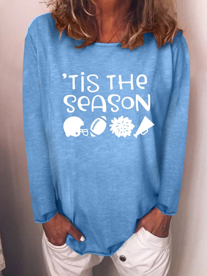 Tis The Season Casual Regular Fit Sweatshirts